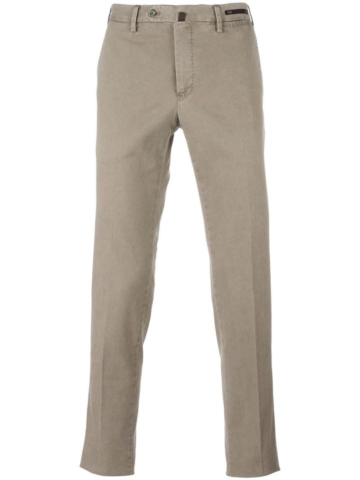 Pt01 Classic Chinos, Men's, Size: 56, Nude/neutrals, Cotton/spandex/elastane
