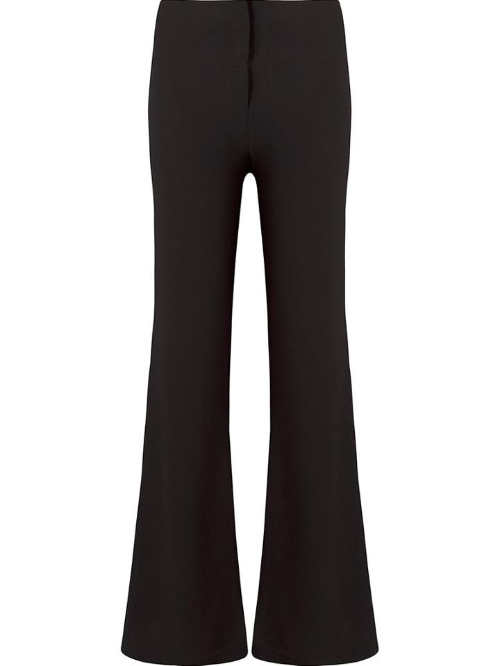 Giuliana Romanno Flared Trousers, Women's, Size: 40, Black, Acetate