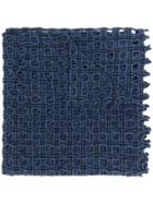 Faliero Sarti Cut-out Scarf - Blue