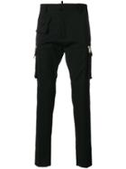 Dsquared2 Tailored Cargo Trousers - Black