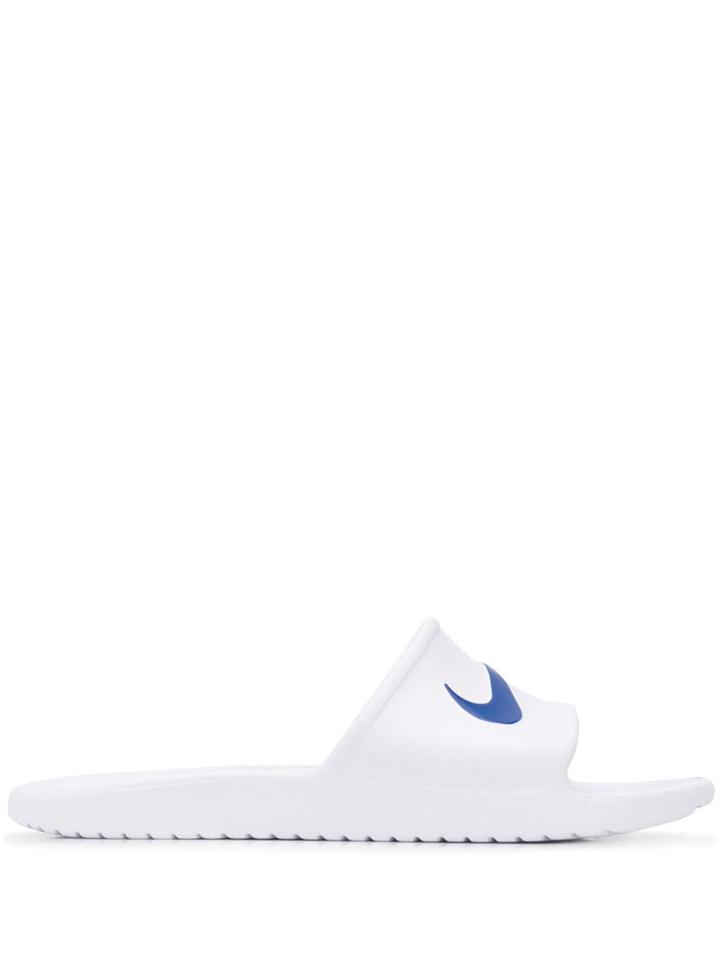 Nike Kawa Shower Slides - White