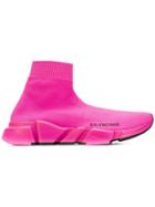 Balenciaga Speed Sock Sneakers - Pink