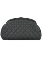 Chanel Vintage Cc Clutch Bag - Black