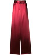 Bottega Veneta Wide Leg Pyjama Trousers - Red