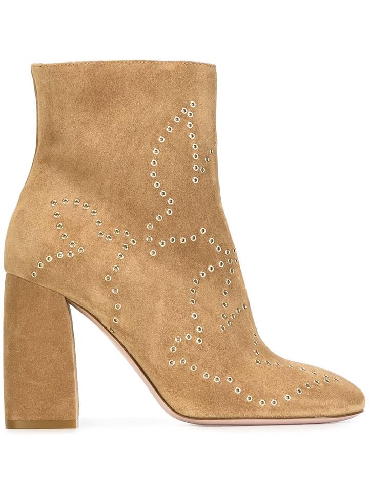Red Valentino Eyelets Detailing Boots