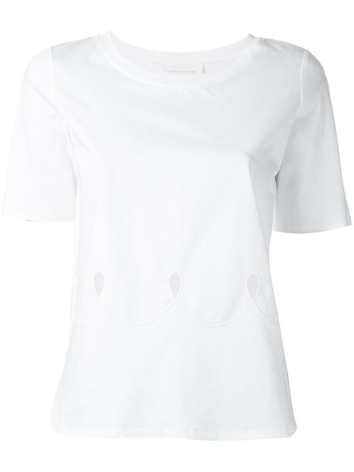 See By Chloé Cut-out Drop T-shirt