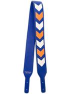 Visone Printed Bag Strap - Blue
