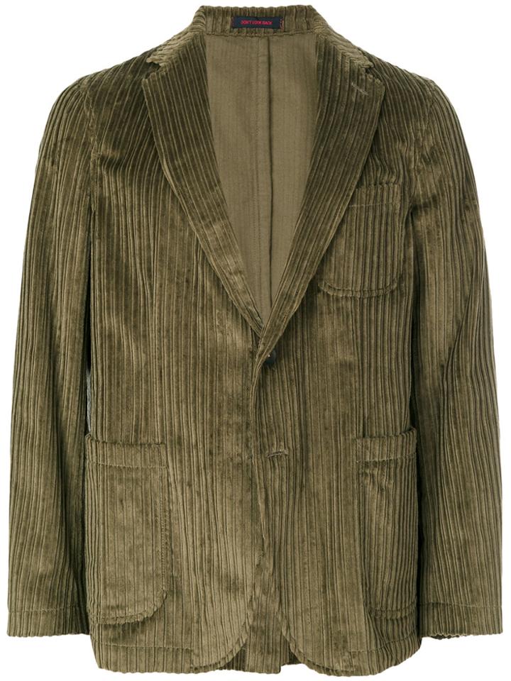 The Gigi Corduroy Blazer - Green