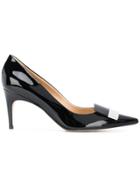 Sergio Rossi Pointed Bow Pumps - Black