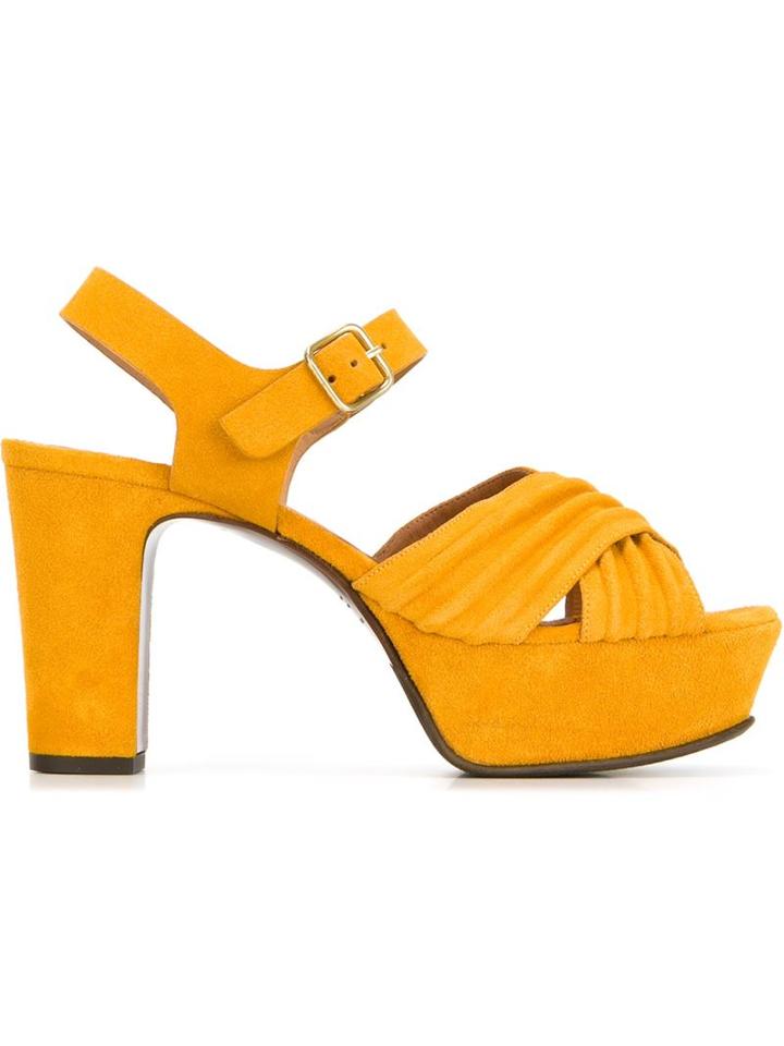 Chie Mihara Chunky Heel Platform Sandals