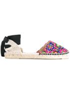 Manebi Ankle Wrap Espadrilles - Multicolour