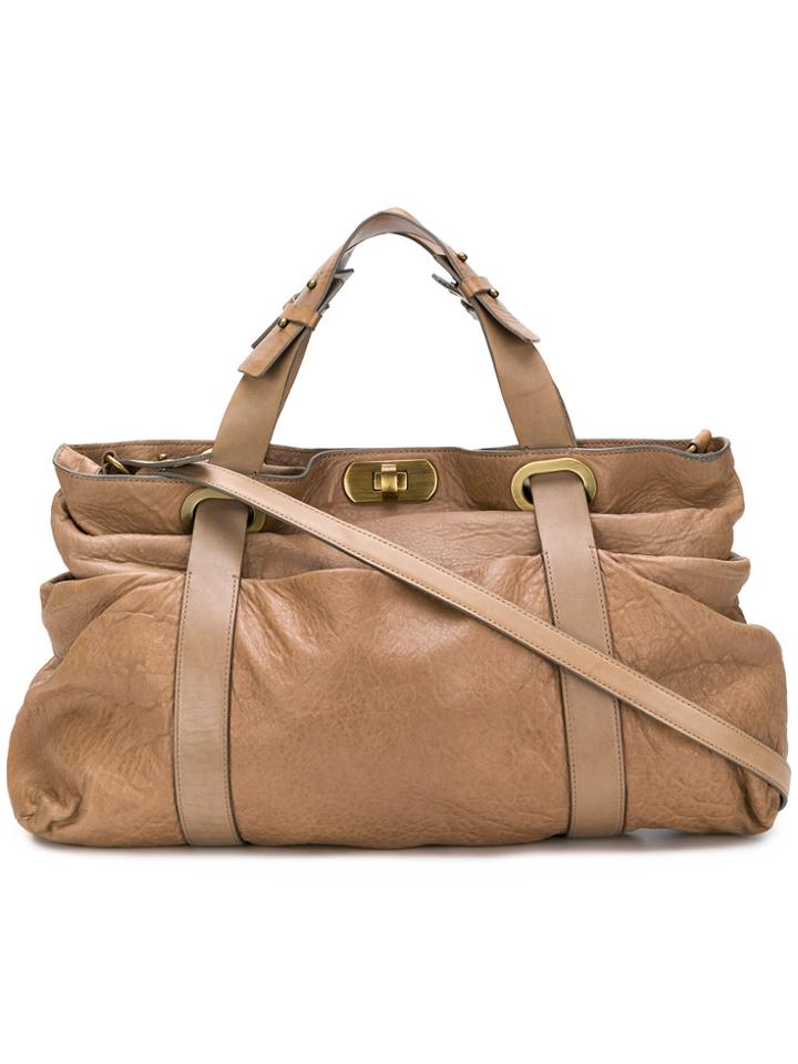 Marni Vintage Drawstring Lining 2way Bag - Nude & Neutrals