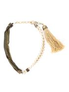 Lanvin Rope And Chain Necklace, Women's, Nude/neutrals
