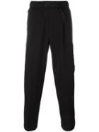 Diesel Buckle Fastening Track Pants, Men's, Size: Small, Black, Polyester/rayon/cotton