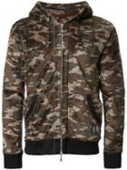 Guild Prime Camouflage Print Hooded Jacket, Men's, Size: 1, Brown, Polyester