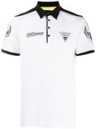 Frankie Morello Graphic Polo Shirt - White