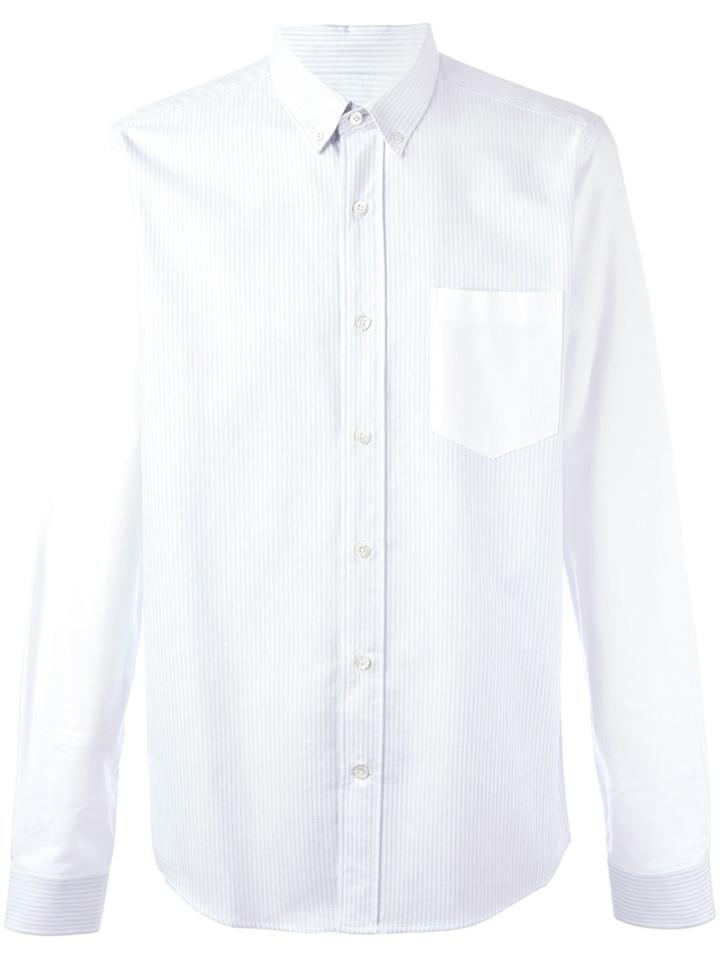 Ami Alexandre Mattiussi Bi-material Shirt - Blue