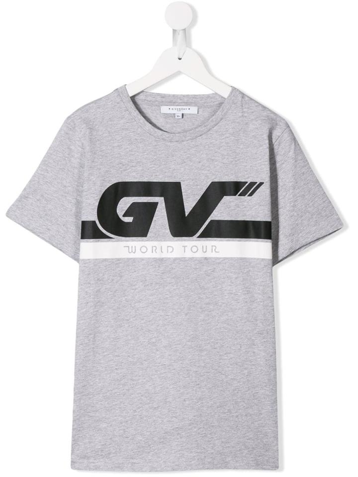 Givenchy Kids Gv T-shirt - Grey