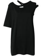 Maison Margiela Asymmetric Cut Out T-shirt - Black