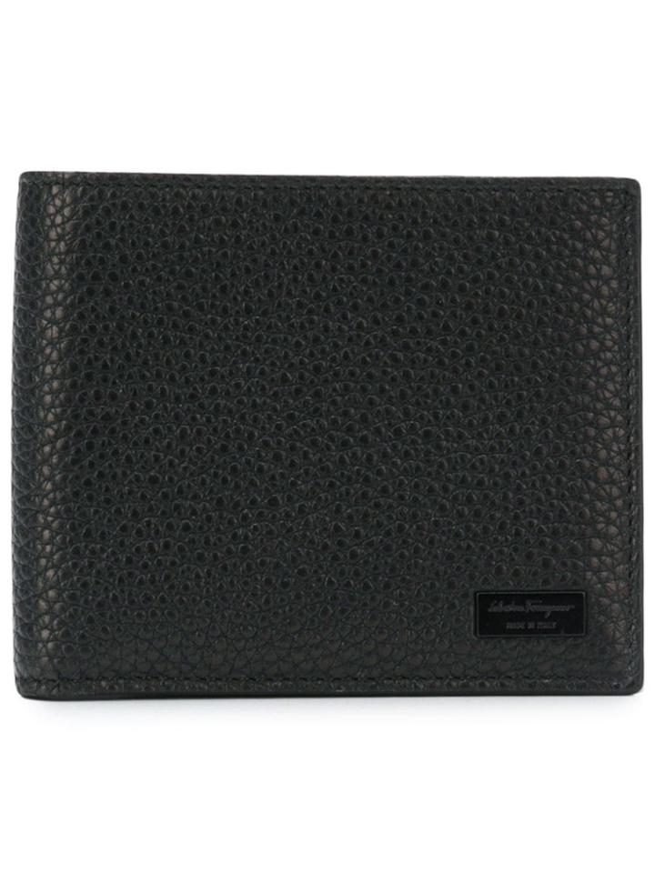 Salvatore Ferragamo Logo Plaque Billfold Wallet - Blue