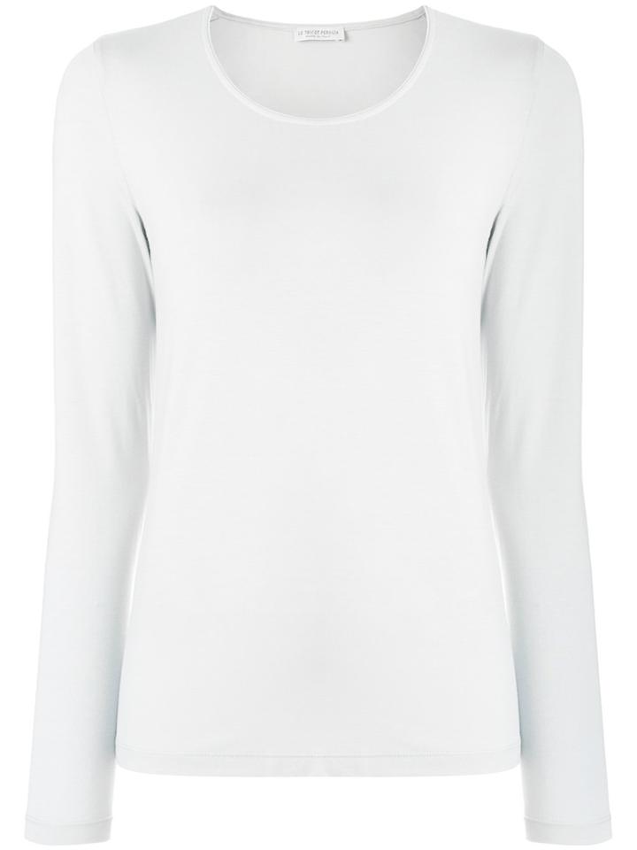 Le Tricot Perugia Longsleeved T-shirt - Grey