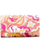 Emilio Pucci Abstract Print Flap Wallet - Yellow & Orange