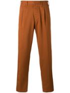 The Gigi - Cropped Trousers - Men - Cotton - 48, Brown, Cotton