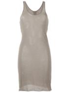 Kristensen Du Nord - Longline Tank Top - Women - Cotton - 40, Nude/neutrals, Cotton