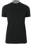 Versus Branded Neck T-shirt - Black