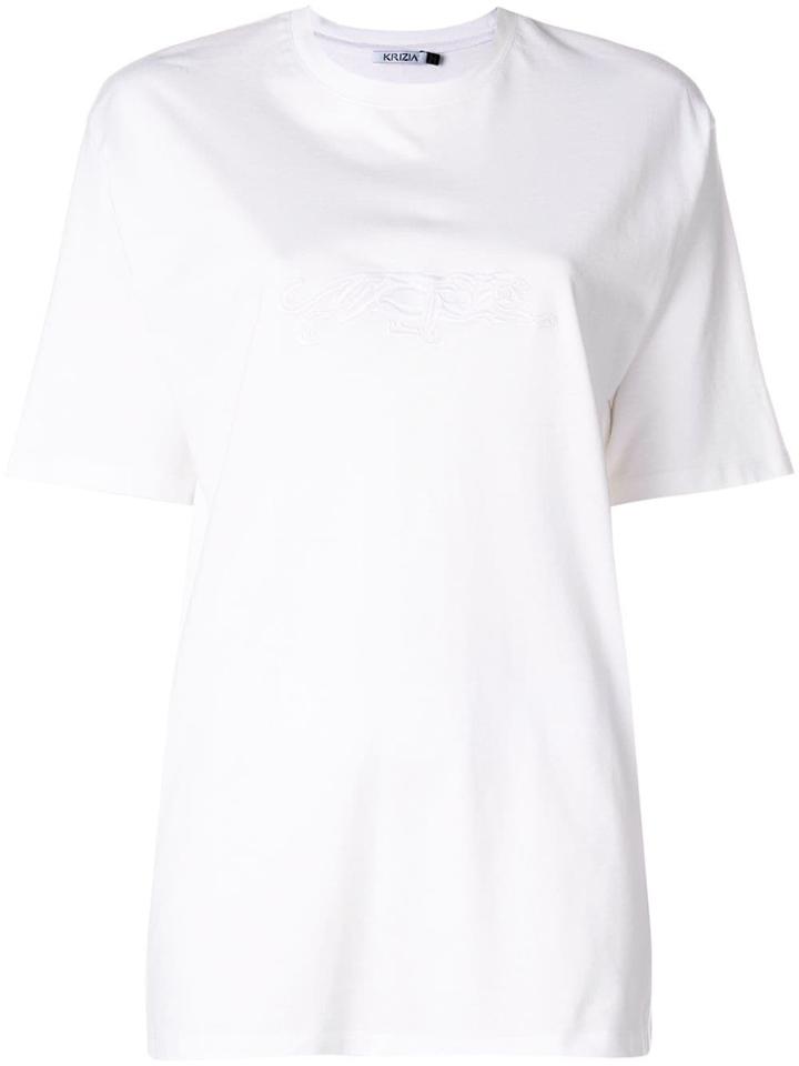Krizia Round Neck T-shirt - White