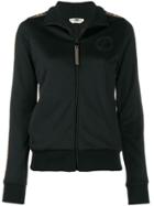 Fendi Ff Logo Zipped Jacket - Black