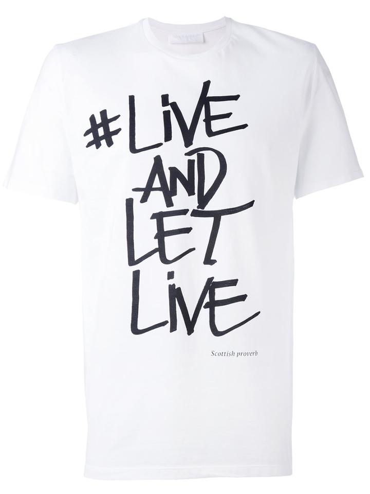 Neil Barrett - Printed T-shirt - Men - Cotton/wool - S, White, Cotton/wool