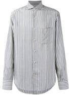 Loro Piana - Alain Striped Shirt - Men - Silk - S, White, Silk