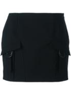 Anthony Vaccarello Cargo Pocket Mini Skirt