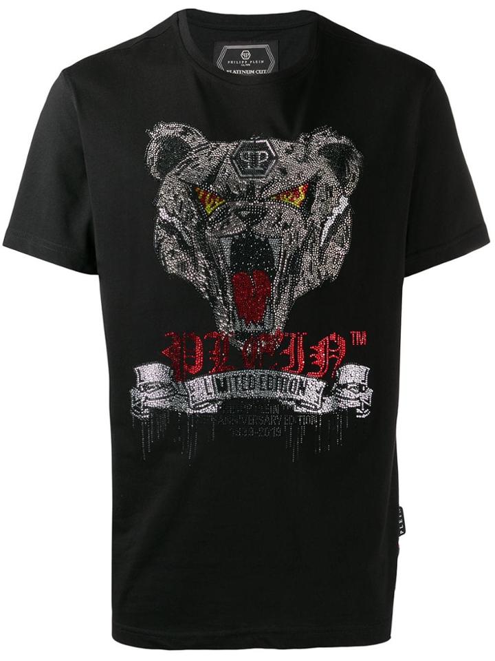 Philipp Plein Rhinestone Embellished T-shirt - Black