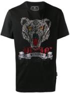 Philipp Plein Rhinestone Embellished T-shirt - Black