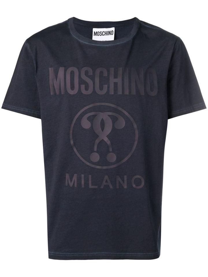 Moschino Regular Logo T-shirt - Black