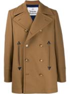 Vivienne Westwood Fitted Double-breasted Coat - Brown