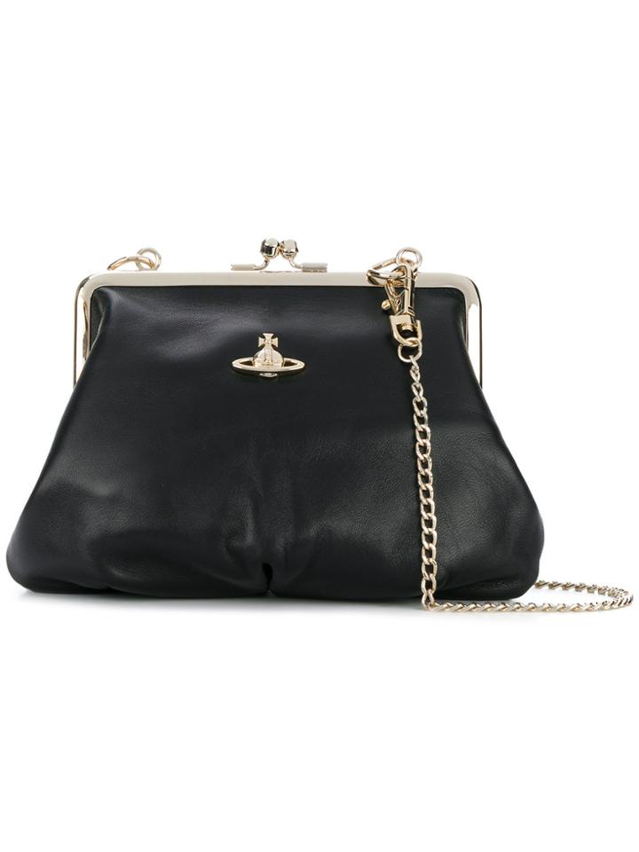 Vivienne Westwood Orb Clasp Purse - Black