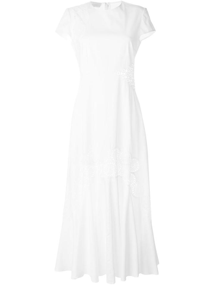 Stella Mccartney 'lara' Dress, Women's, Size: 40, White, Cotton/cupro