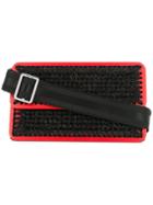 0711 St. Tropez Woven Clutch Bag - Black