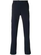 Pt01 Creased Slim Fit Trousers - Blue