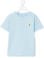 Ralph Lauren Kids - Logo T-shirt - Kids - Cotton - 5 Yrs, Blue