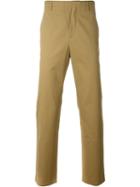 Golden Goose Deluxe Brand Straight Leg Trousers, Men's, Size: L, Green, Cotton