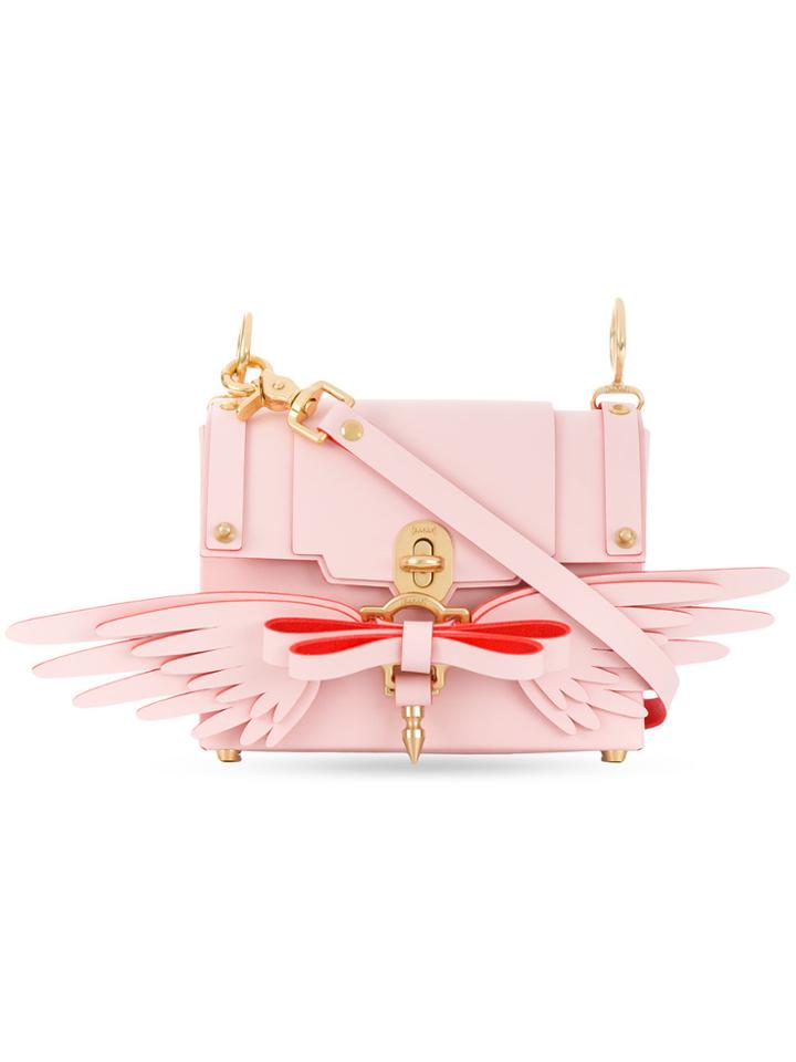 Niels Peeraer Wings Shoulder Bag - Pink & Purple
