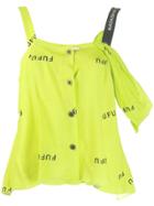 Natasha Zinko Button-down Top - Yellow