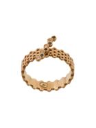 Savoir Joaillerie 18kt Rose Gold And Diamond She Ring - Metallic