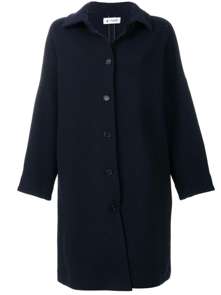 Barena Single Breasted Coat - Blue