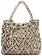 Giorgio Armani Vintage Knotted Tote - Nude & Neutrals