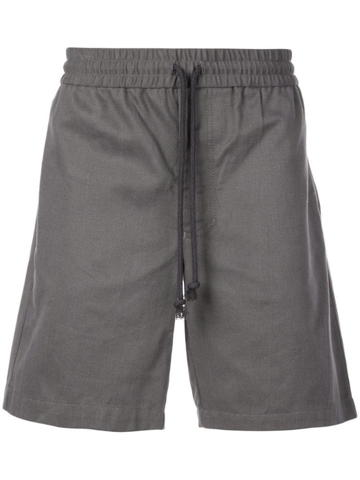 Odin Drawstring Waist Shorts - Grey